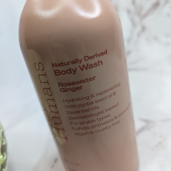 Hey Humans Naturally Derived Body Wash Rosewater Ginger 14 fl oz - Picture 2 of 8